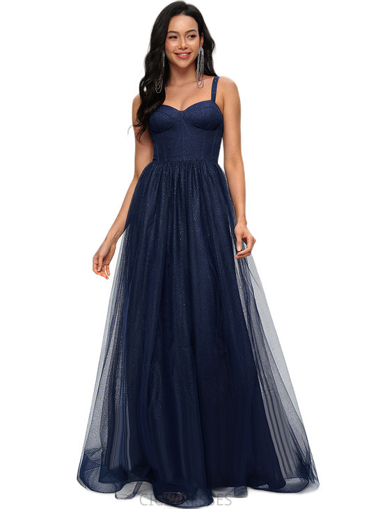 Scarlet Ball-Gown/Princess Sweetheart Floor-Length Tulle Prom Dresses CIC8P0022198