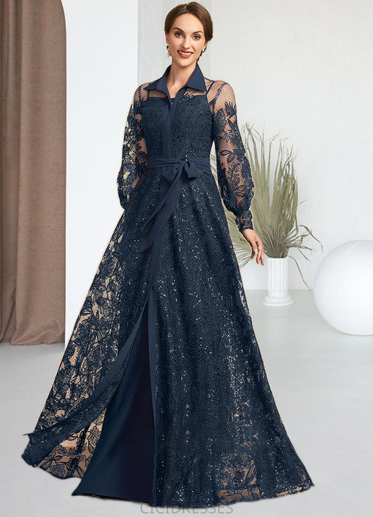 Isabella A-Line Square Neckline Floor-Length Chiffon Mother of the Bride Dress CIC8126P0014818