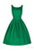 Vintage Scoop Collar Sleeveless Women's Midi Dress SD02