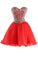 MerMaid SweetHeart Organza Bead Homecoming Dress Cocktail Dress ED23