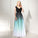 Newest Ombre V-Neck Long Prom Dress Evening Dress 04