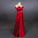 Red Spaghetti Straps A Line Simple Prom Dress, Cheap Long Evening Dress N2339