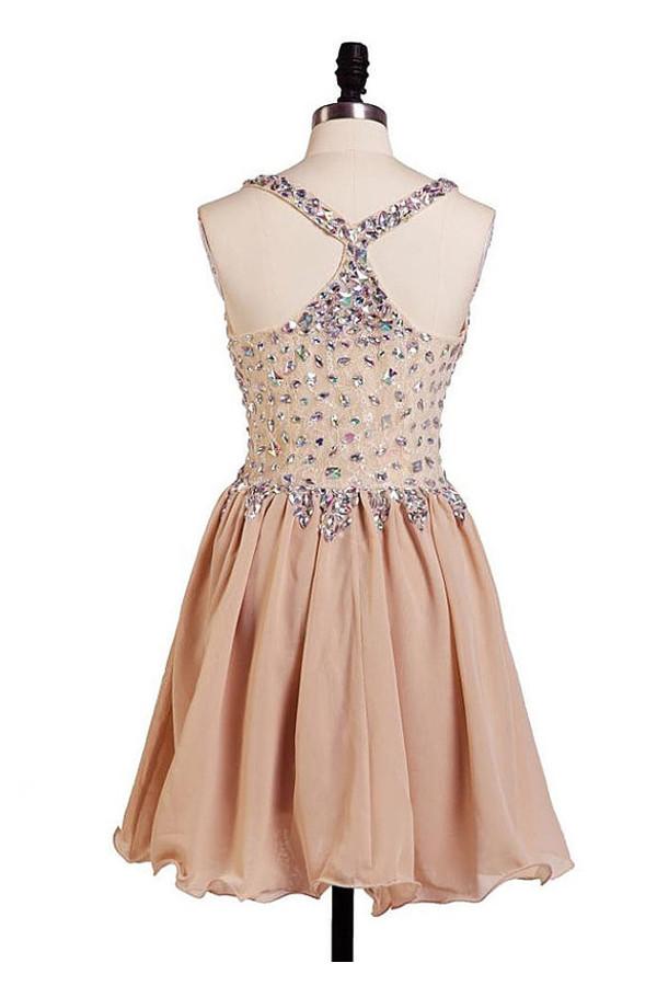 Charming Chiffon Sweetheart Prom Dresses Homecoming Dresses ED46