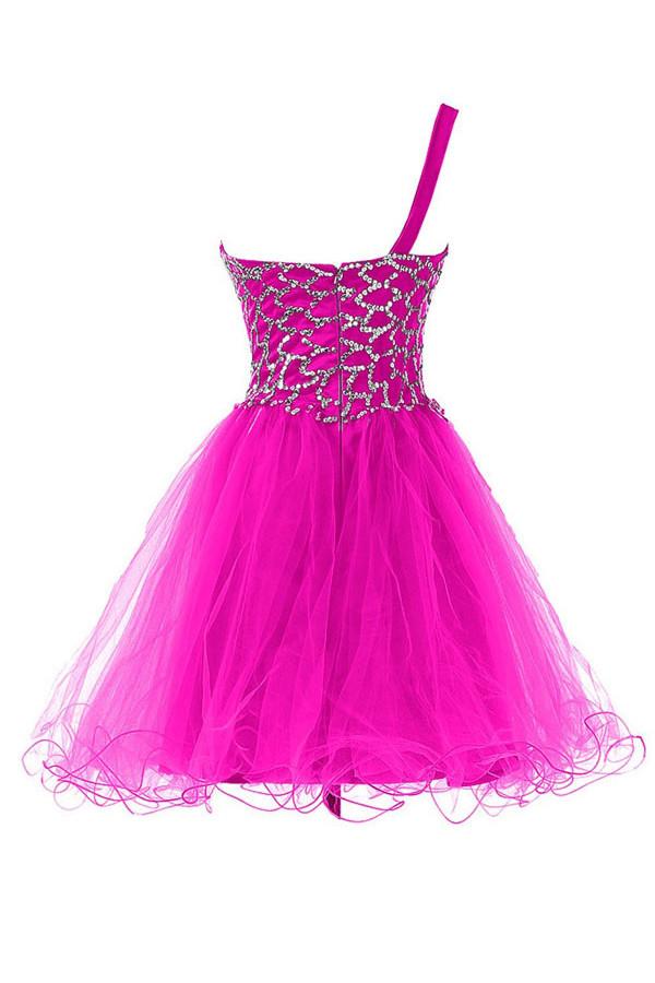 One shoulder Sweetheart Prom Dresses Homecoming Dresses ED57