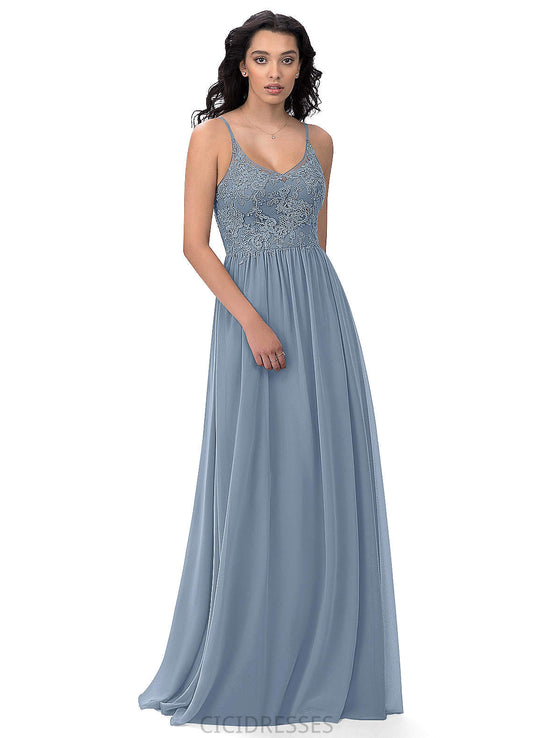 Ryann A-Line/Princess Sleeveless V-Neck Natural Waist Knee Length Bridesmaid Dresses