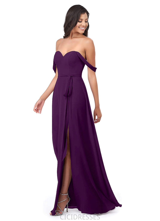 Rhianna Knee Length A-Line/Princess Sleeveless Natural Waist V-Neck Bridesmaid Dresses