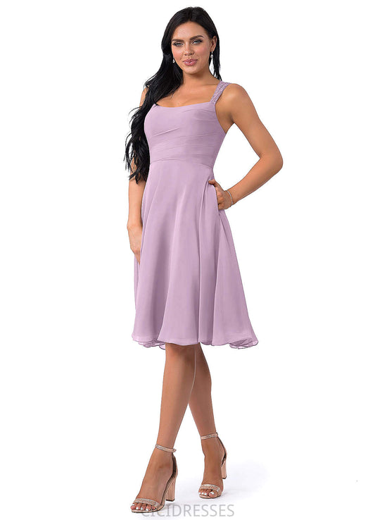 Kyra A-Line/Princess Sleeveless Spaghetti Staps Floor Length Natural Waist Bridesmaid Dresses