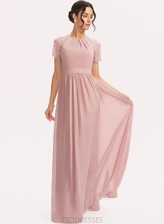 A-Line Lace Fabric Length Straps Silhouette Floor-Length Embellishment Hadley Natural Waist A-Line/Princess V-Neck Bridesmaid Dresses