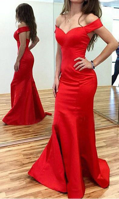 2024 Sexy Red Mermaid Sweetheart 2024 Cheap Prom Dresses