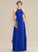 Ruffle Neckline Floor-Length Embellishment ScoopNeck Length A-Line Silhouette Fabric Izabelle Floor Length V-Neck Bridesmaid Dresses