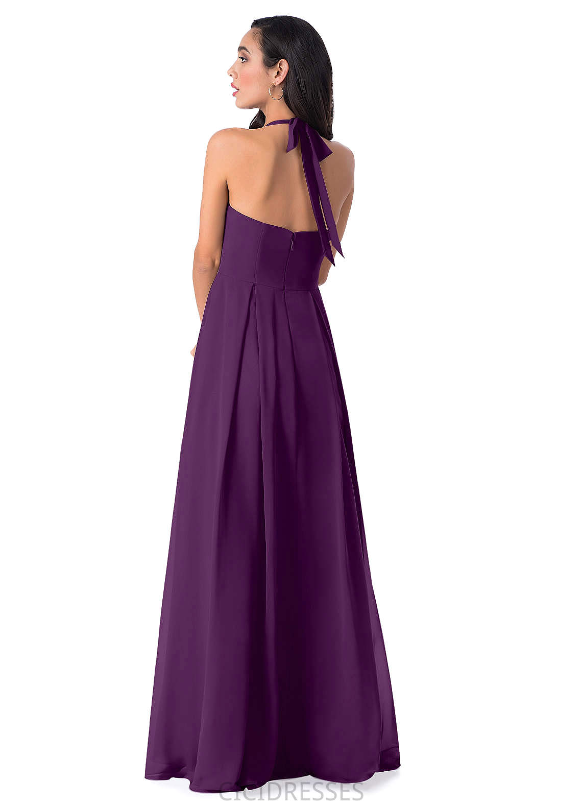 Laylah Straps Natural Waist Sleeveless A-Line/Princess Floor Length Bridesmaid Dresses