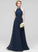 Neckline ScoopNeck Ruffle Embellishment Length Fabric A-Line Floor-Length Silhouette Susie Natural Waist Floor Length Bridesmaid Dresses
