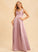 Neckline Straps Length Fabric Floor-Length A-Line V-neck Silhouette Satin Vera Floor Length A-Line/Princess Bridesmaid Dresses