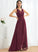 Length Asymmetrical Neckline A-Line Silhouette SplitFront V-neck Fabric Embellishment Zariah Floor Length A-Line/Princess Bridesmaid Dresses
