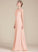 Embellishment A-Line ScoopNeck Silhouette Floor-Length Bow(s) Beading Fabric Neckline Length Aylin A-Line/Princess Bridesmaid Dresses