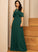 Floor-Length ScoopNeck A-Line Length Straps Silhouette Fabric Neckline Emerson Spaghetti Staps A-Line/Princess Sleeveless Bridesmaid Dresses