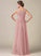 Length Neckline Embellishment ScoopNeck A-Line Fabric Ruffle Silhouette Floor-Length Aspen Natural Waist Sleeveless Bridesmaid Dresses