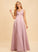 Neckline Straps Length Fabric Floor-Length A-Line V-neck Silhouette Satin Vera Floor Length A-Line/Princess Bridesmaid Dresses