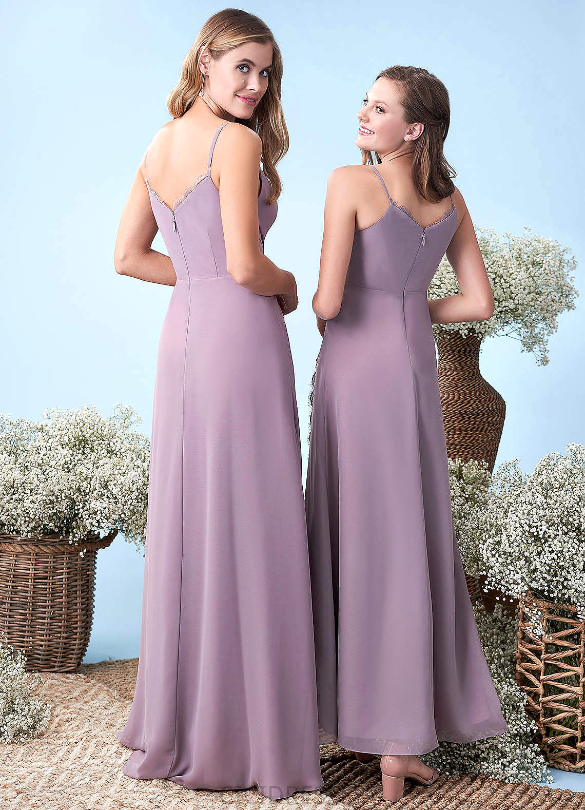Monique Sweetheart Natural Waist A-Line/Princess Sleeveless Floor Length Bridesmaid Dresses