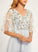 Silhouette Floor-Length Embellishment Flower(s) Neckline V-neck A-Line Length Fabric Mckayla Natural Waist Floor Length Bridesmaid Dresses