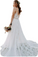 Long V-neck Backless Elegant Beach Lace Wedding Dresses