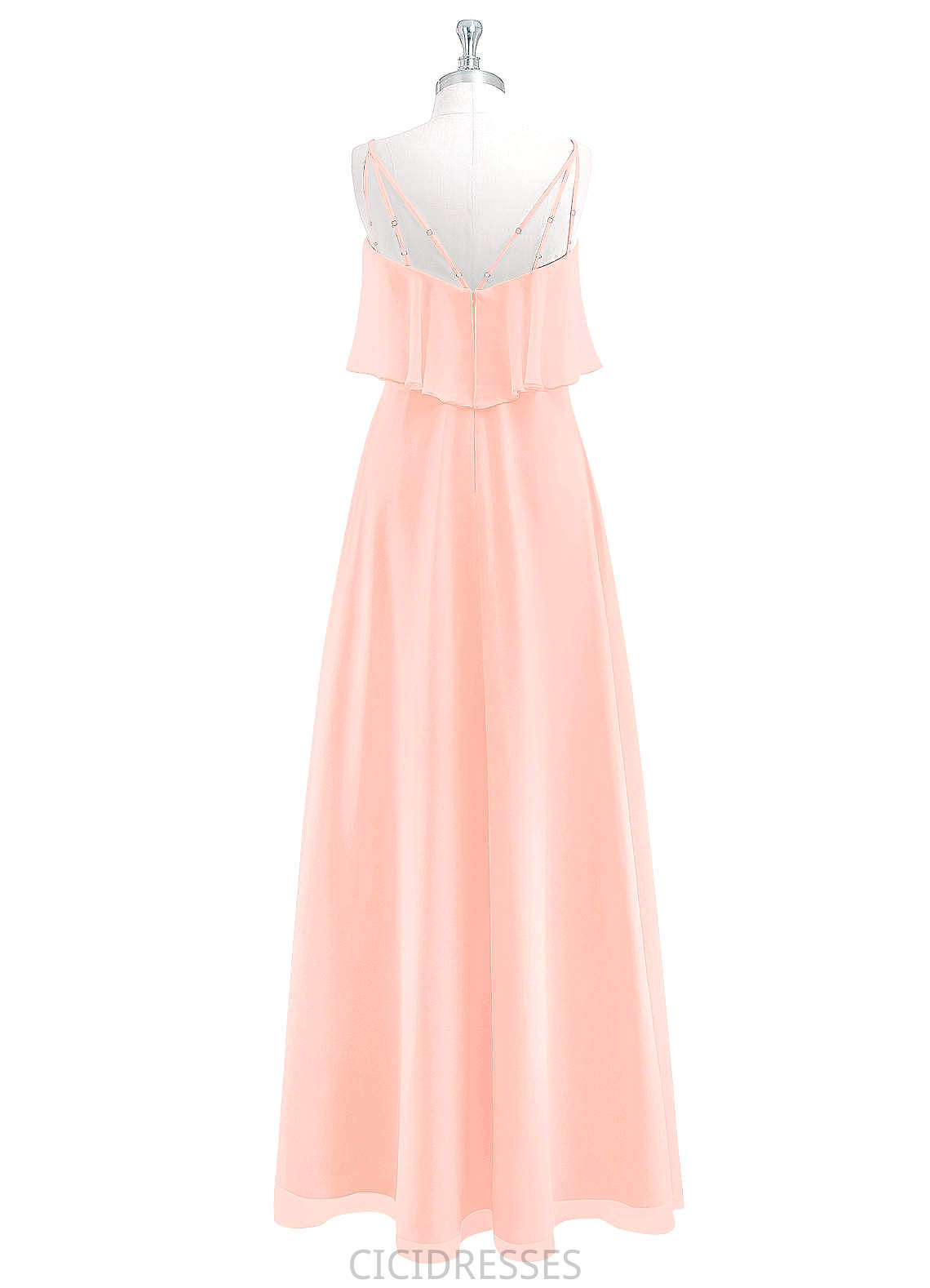 Thea One Shoulder Floor Length A-Line/Princess Sleeveless Natural Waist Bridesmaid Dresses