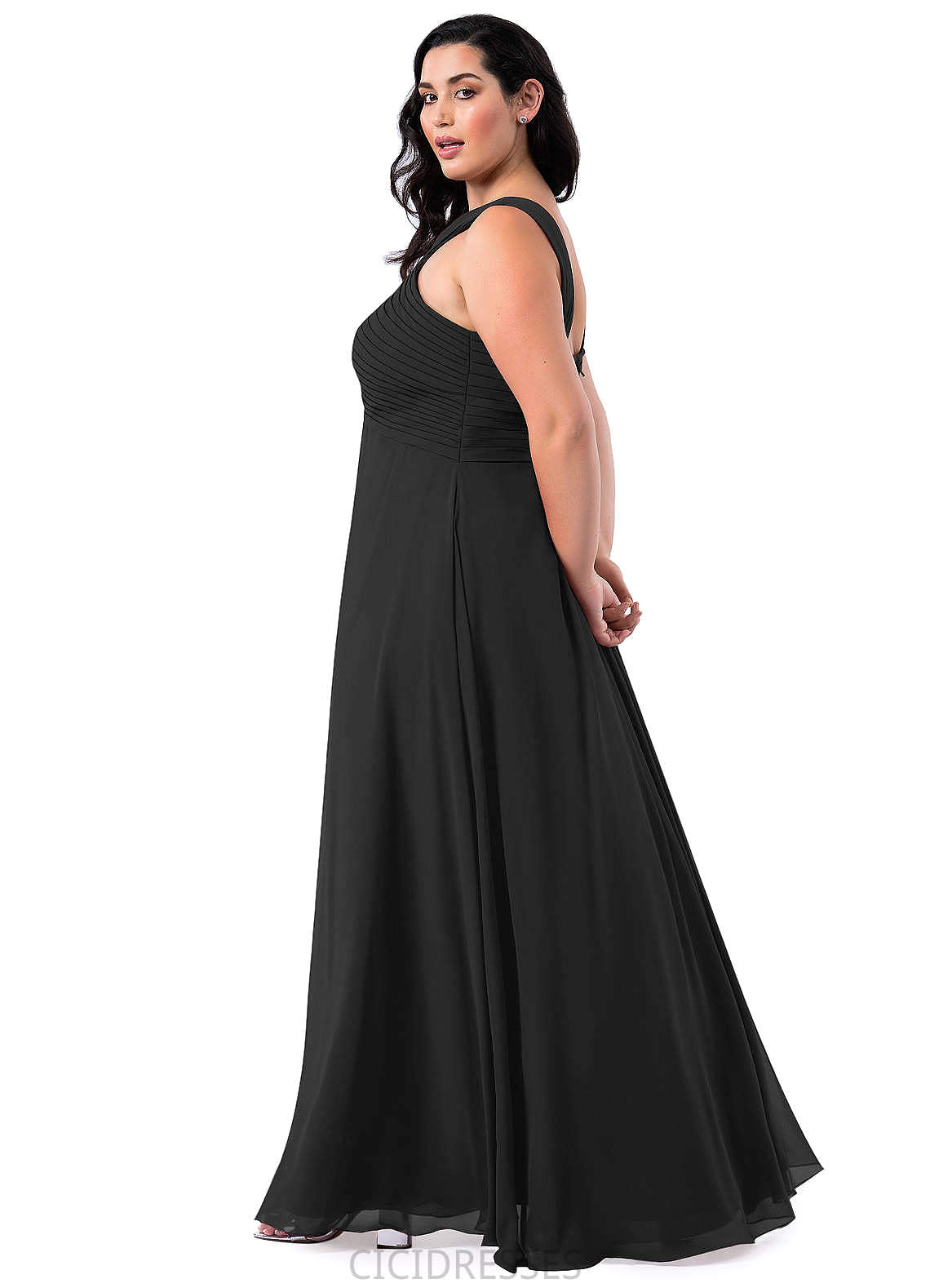 Reyna Natural Waist Knee Length Sleeveless A-Line/Princess Scoop Bridesmaid Dresses