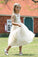 Cute V Neck Sequins Empire Tulle Sleeveless Flower Girl Dresses Child Dresses F066