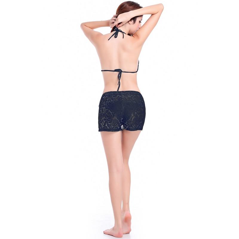 Leisure Loose Adjustable tie Sexy Petty Lace Short Pants
