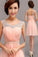 A-Line Chiffon Short Prom Dress Homecoming Dress E26
