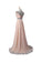 Blush Pink Chiffon Beaded Long Prom\Evening Dresses ED0665