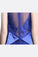 Halter Sheath Royal Blue Mermaid Long Prom Dresses ED0843