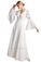 Charming V-neck Long Sleeves Lace Chiffon Beach Wedding Dresses Bridal Gowns Y0134