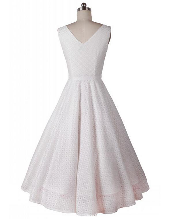 1950's Hepburn Dress Retro Sleeveless Dress SD03