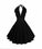 1950's Hepburn Vintage Backless Flare Woman Dress SD13