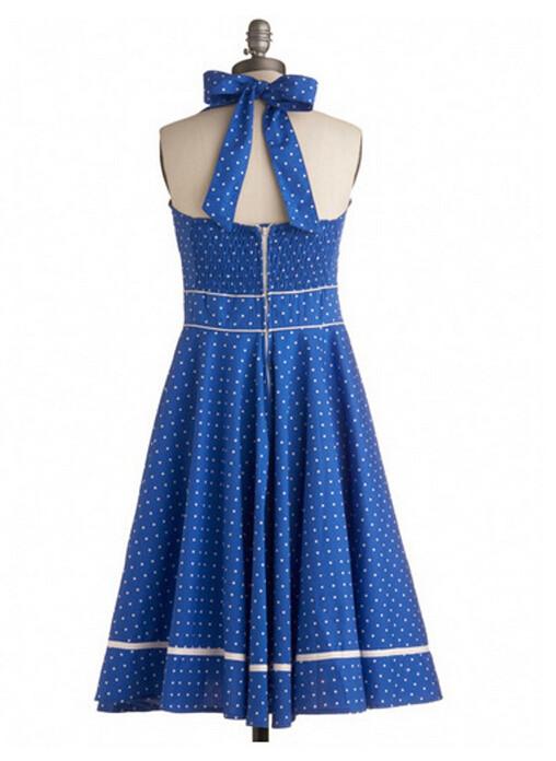 1950's Hepburn Vintage Self-Tie Dress For Women SD16