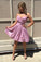 Sparkly Strapless Pleating Simple Fashion Knee Length Homecoming Dresses N1834