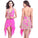 Transparent Stretch Mesh Matches Bikini Women Beach Dress