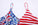 USA Flag Print Wild Sexy Viscose dress Beach Cover Up