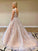 Chic Pretty Long A-line Scoop Neckline Backless Princess Prom Dresses With Lace Appliques Y0016