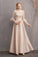 Newest Lace Up Back Long A-line Prom Dresses Simple Bridesmaid Dress Y0041