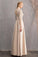 Lovely Charming Half Sleeves Long A-line Prom Dresses Chic Bridesmaid Gowns Y0042