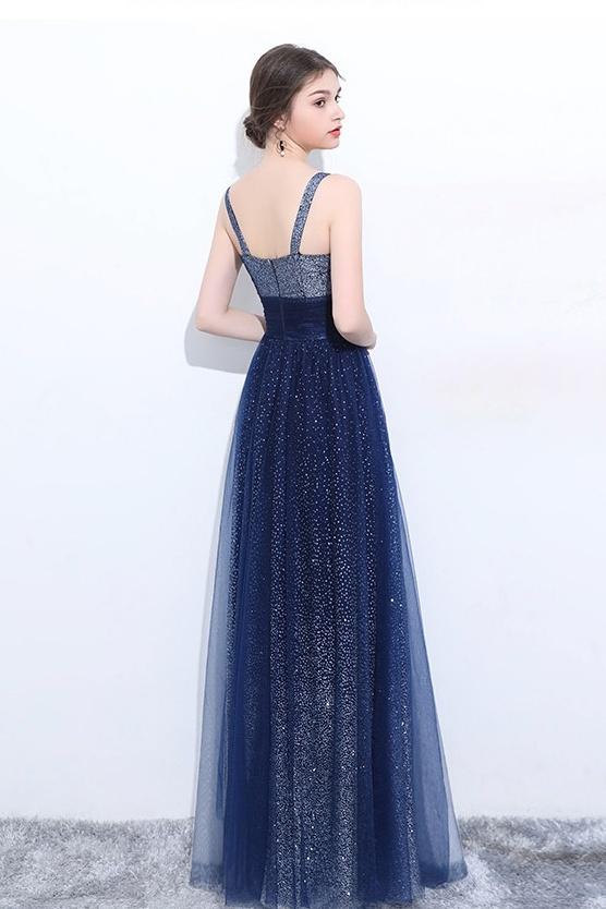 Chic Sequin Shiny Floor Length Zipper Back Long Party Prom Dresses For Teens Y0050