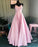 Elegant Simple Style Long Pink Satin Prom Dresses For Teens Cute Dresses Y0069