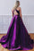 Gorgeous Zipper Back A-line Long Simple Prom Dresses For Teens Y0084