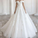 Charming Off The Shoulder Long A-line Tulle Wedding Dresses With Lace Appliques Y0121