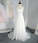 Classy Sweetheart Long Ivory Lace Chiffon Simple Beach Wedding Dresses Y0124