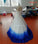 Royal Blue Ombre Prom Dress Sweetheart, Ball Gown Lace Applique Long Wedding Dresses N1800