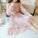 Sparkly Star Long Sleeves Tulle Homecoming Dresses, Charming Short Prom Dress N2003