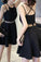 Sexy Sleeveless Black Homecoming Dress, A Line Little Sweet 16 Dress, Cute Prom Dress N2009